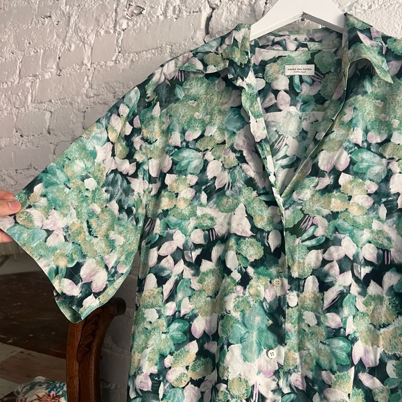 DRIES VAN NOTEN Floral Short Sleeve Shirt XS/S - Picture 7 of 7